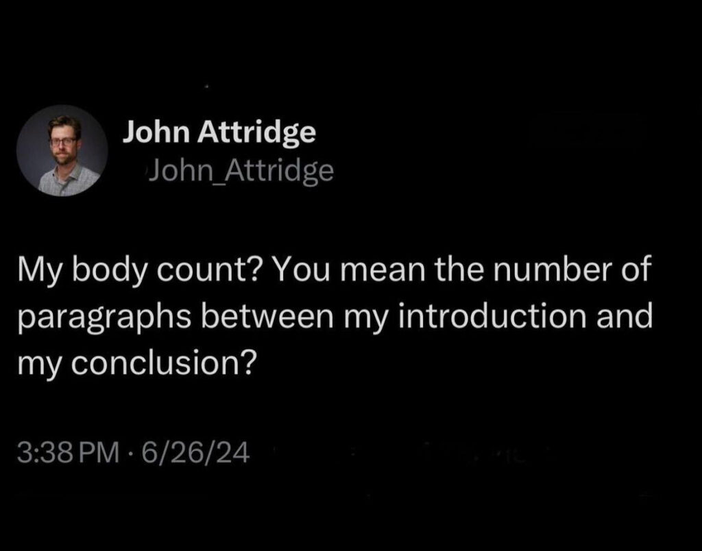 John Attridge tweet